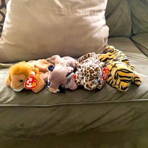 STRIPES CANYON AND FRECKLES, ROARY BEANIE BABY